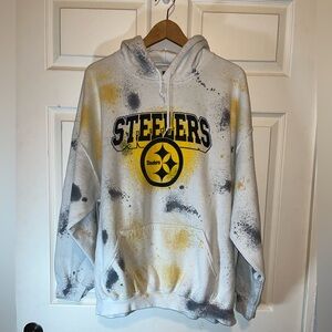 Junk Food Clothing Steelers Gray Hoodie
